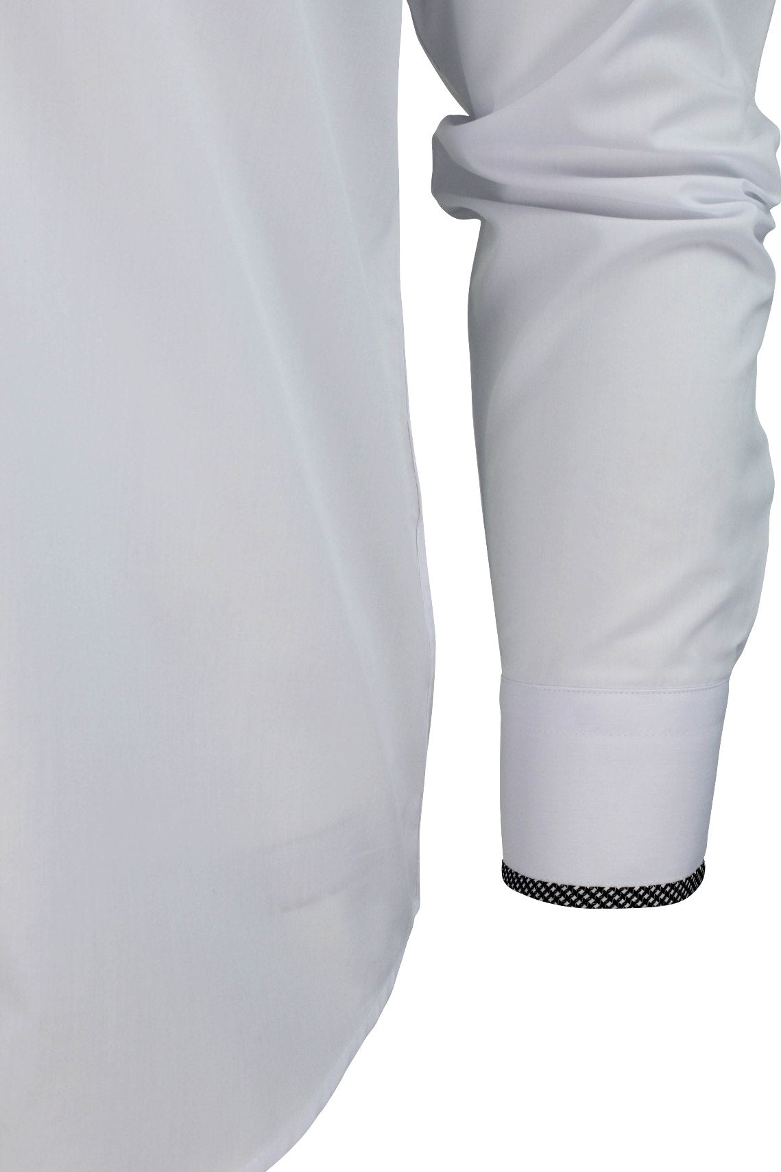Xact Mens Fashion Shirt With Collar & Cuff Trim-3