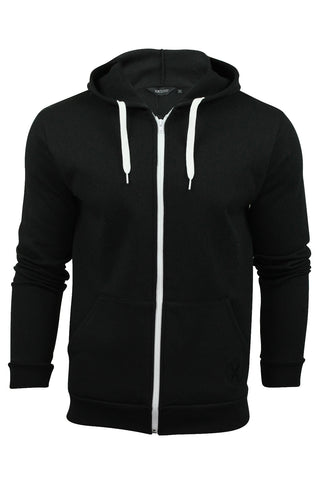 Mens Hoodie Sweat-Top by Xact Clothing Made in England (Black)-Main Image