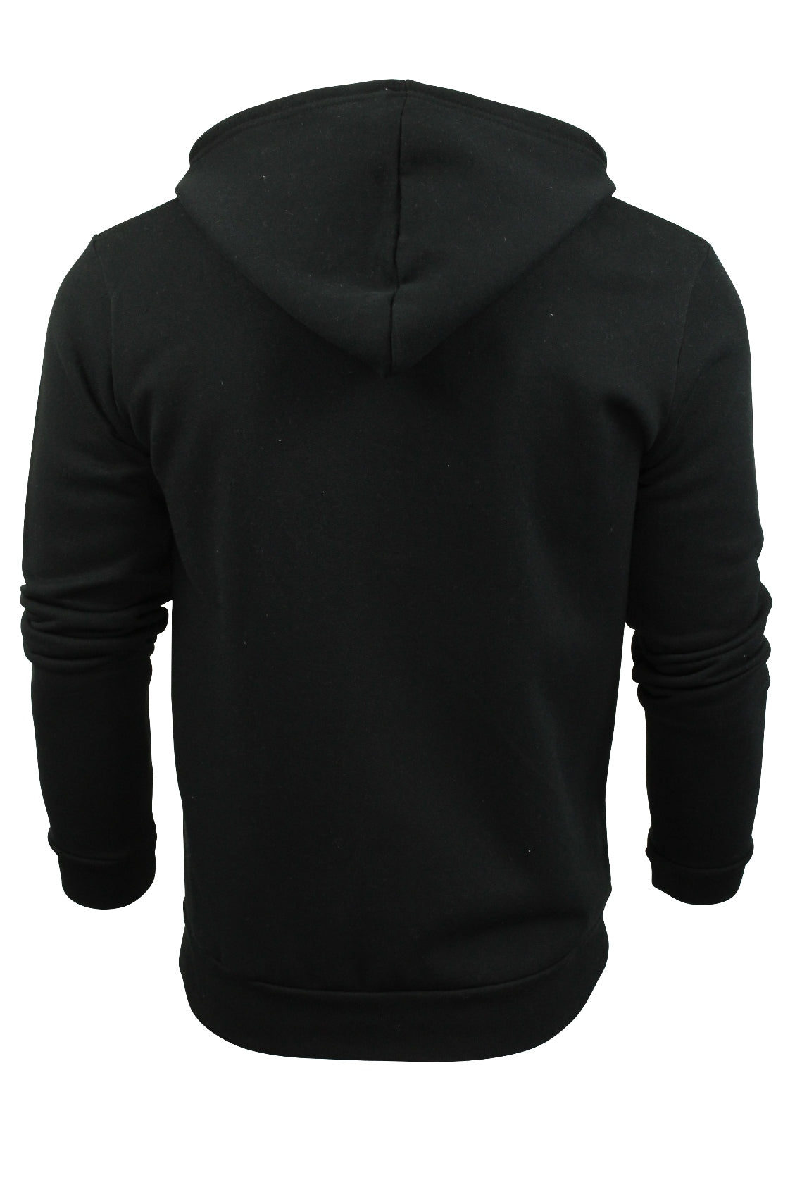 Mens Hoodie Sweat-Top by Xact Clothing Made in England (Black)-3