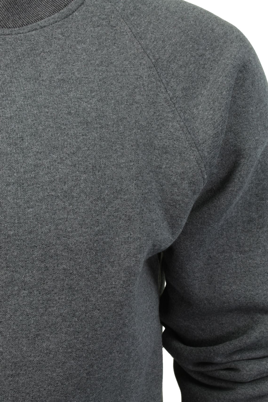 Mens Zip Through Sweatshirt Jumper by Xact Long Sleeved (Dark Grey)-2