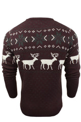 Mens Christmas Jumper Xmas / Reindeer Stag by Xact-3