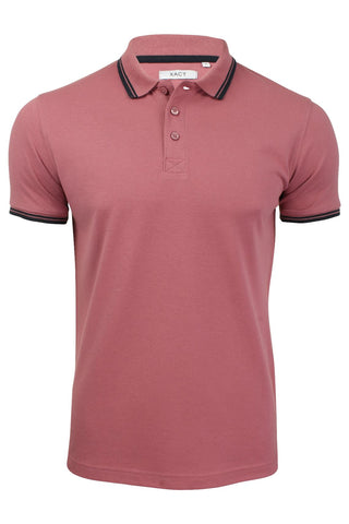 Xact Mens Beach Polo Short Sleeved  With Tipped collar-Main Image