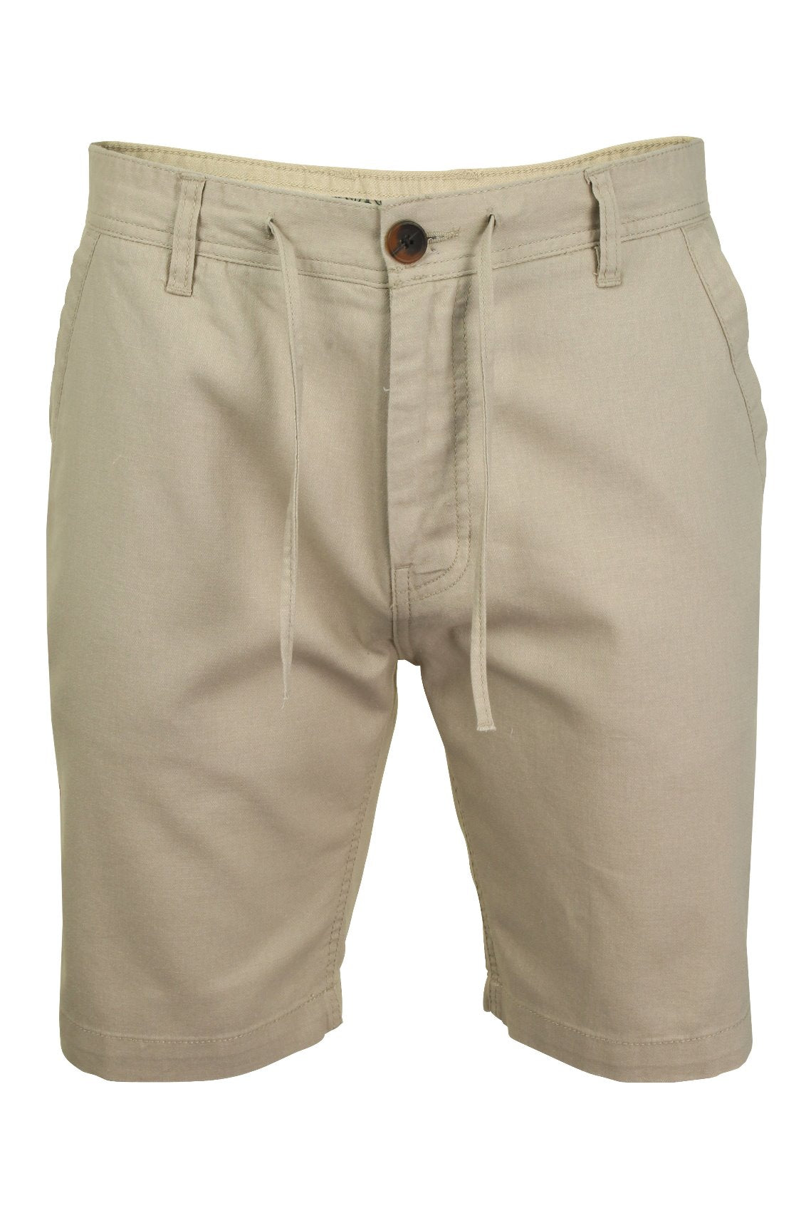 Mens Linen Mix Chino Shorts by Xact-Main Image